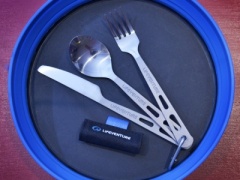 Titanium Knife, Fork and Spoon Cutlery Set